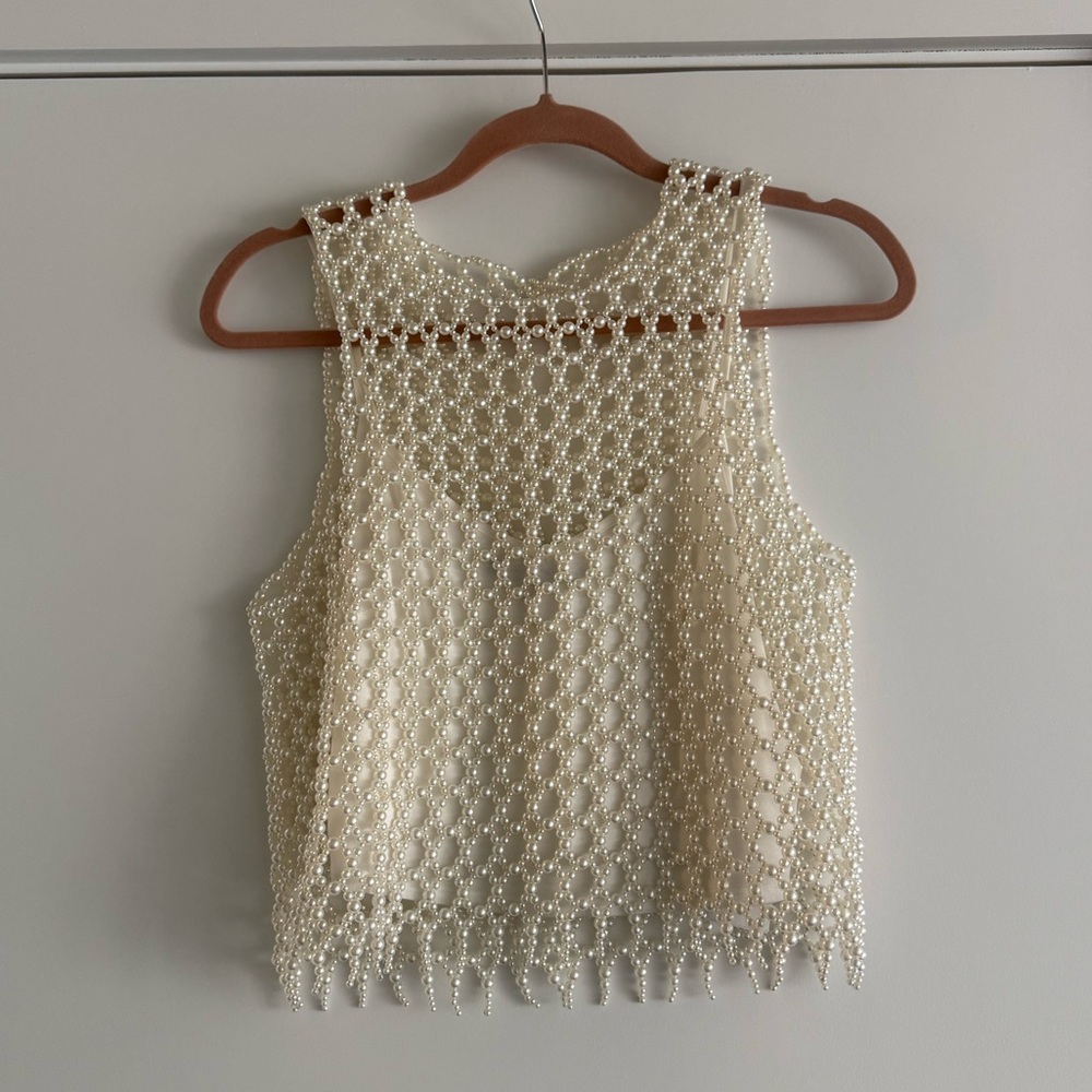 Maje Liperle Beaded Top - perfect Bridal piece